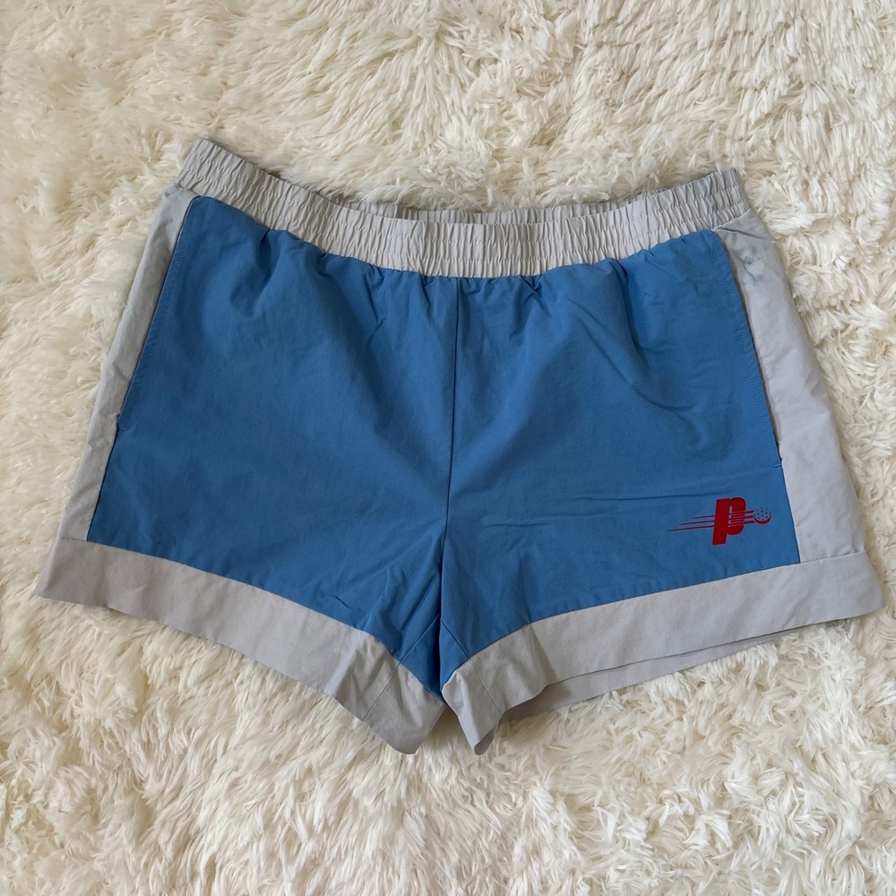 Prince Pickleball Shorts Blue Grey Colorblock Athletic Training Mens Large